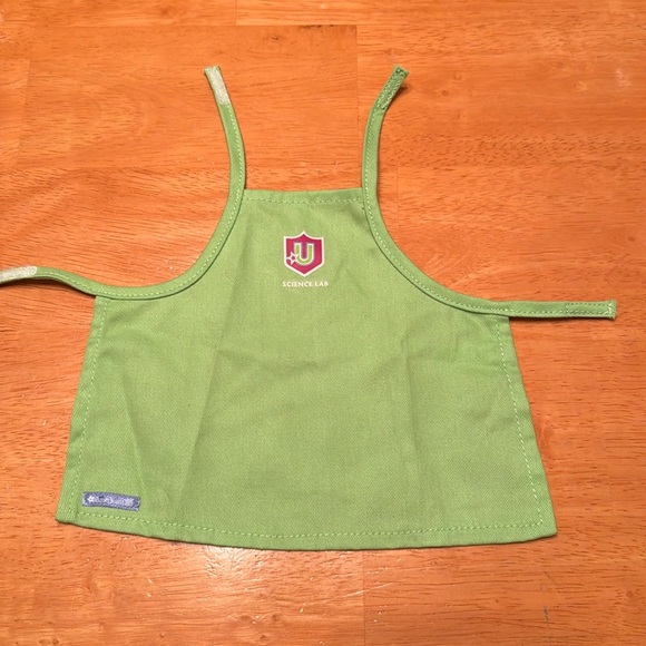 American Girl Doll Clothes Science Lab Green Apron - Picture 2 of 7